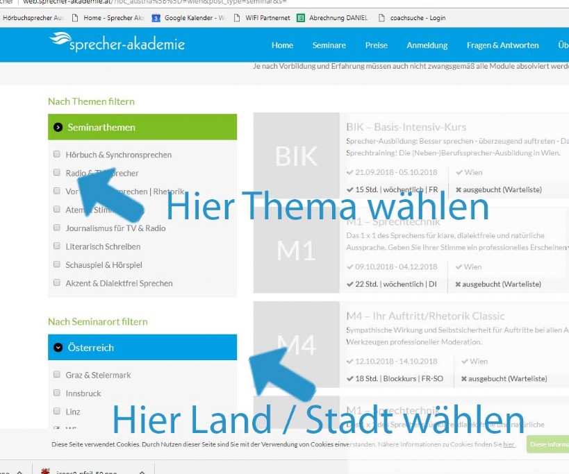 Sprecher Akademie neuer Webauftritt